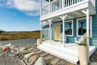 Front porch to nature watch from