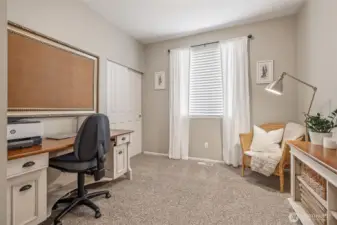 Main floor Office or Bedroom