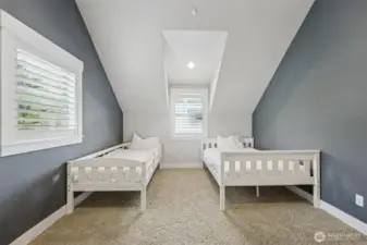 One of the options for the second bedroom.