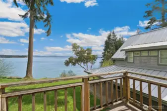 Enjoy the views from the loft apartment.