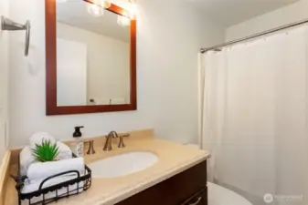 Full Hall Bath with tub