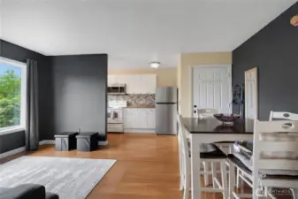 dining and living room