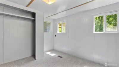 Another view from the primary bedroom and closet.