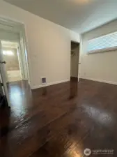 This is a second bedroom.  Notice the door entry closet