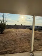 Notice that there is not another house at the far back