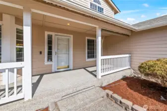 Front porch greets you!
