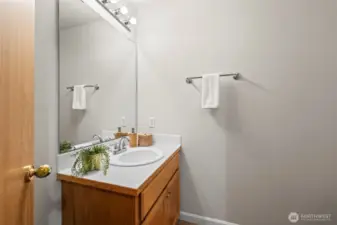Main floor powder bath