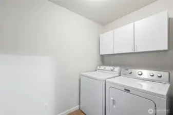 Main floor laundry