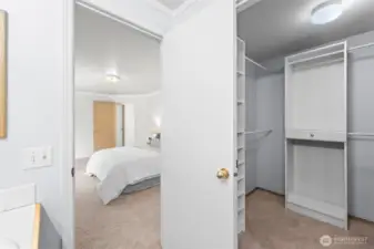 Large walk in closet