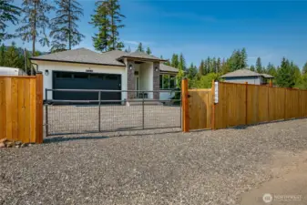 Secure gated entrance