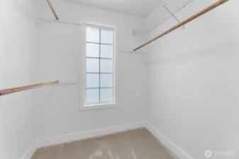 Walk-in Closet in Primary Suite