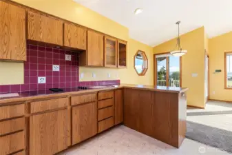 Lots of counter space.