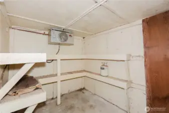 Root Cellar under the garage