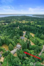 The setting is the perfect mix of privacy yet close to amenities.