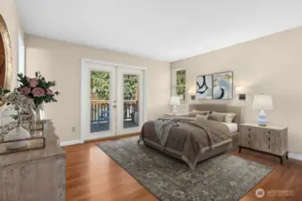 Primary Suite with French Doors