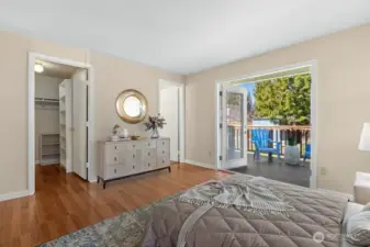 ...with access to Trex Deck