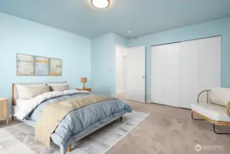 Generously sized Fourth Bedroom