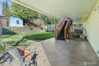 Perhaps a moment on the shaded patio?