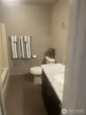 Unit B - Upstairs Main bath