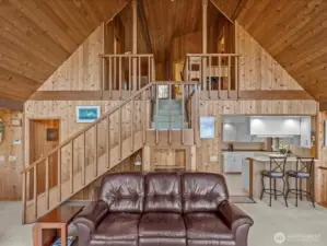 Loving Room with Primary Bedroom upstairs