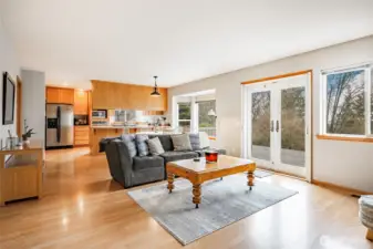 View From Great Room to Kitchen