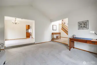 View from LR to Entryway