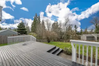 Fully Fenced Backyard