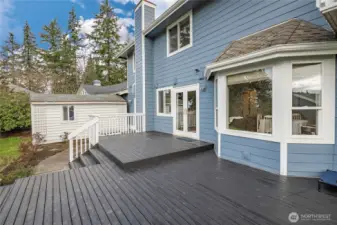 Freshly Painted Backdeck