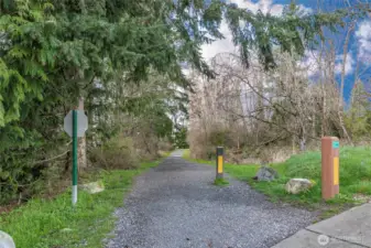 Easy walking/biking trail