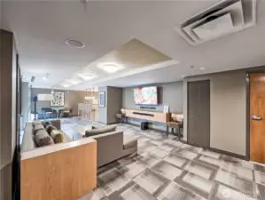 Whether meeting neighbors or enjoying a quiet moment, the lounge is a hub of comfort and class.