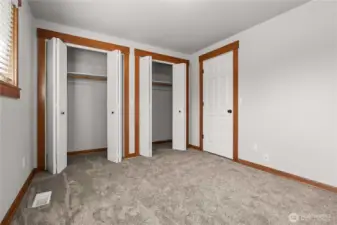 Lots of closet space