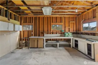 interior of detached shop