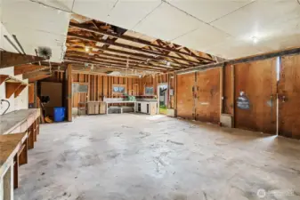 interior of detached shop