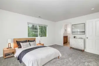 Primary Bedroom Virtually Staged