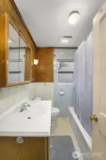 main level full bathroom