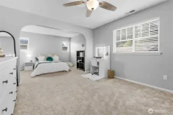 Upper Level Bedroom 3 & 4. Rooms have been combined.
