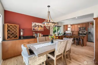 Engineered hardwood floors and updates throughout