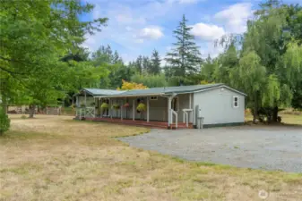 Already there is a ton of room for parking, but you could make more if needed!