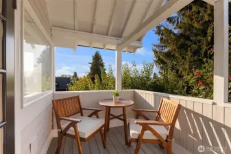 Balcony off primary