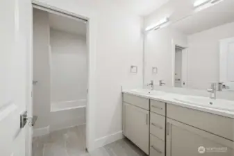 Main bath-actual finishes in lot 3