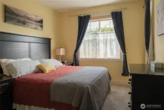 Master bedroom on main level