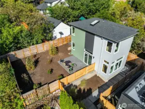 Private setting surrounded by mature trees.