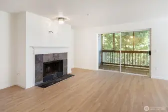 Enter the condo into the living room, the perfect spot for gatherings, alone time, and everything in-between.