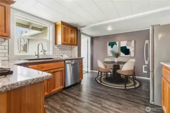 Kitchen Eating Area- Virtually Staged