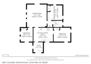 Large Garage Space with Woodstove Fireplace