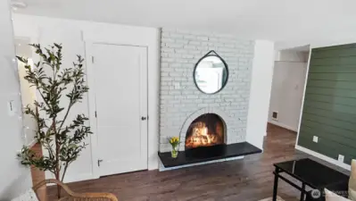 Wood Fireplace for those cold cozy nights