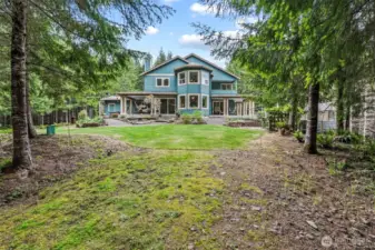 Back of the home