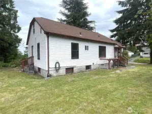 Here is the back side of the house.