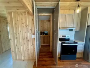 Hidden walk in pantry