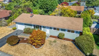 One level home near Silas High School with big back yard